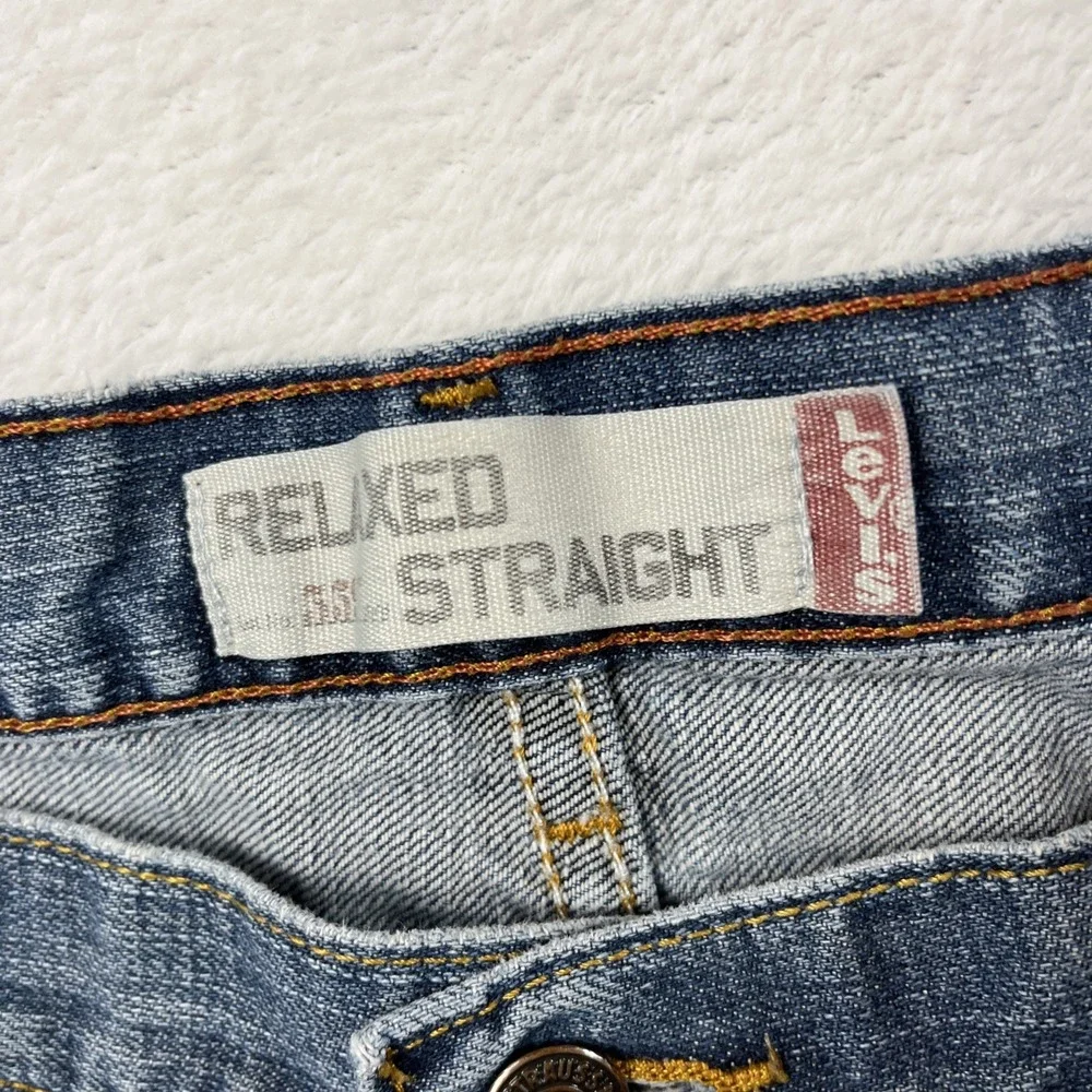 Vintage Levi's 559 Jeans Men's 34x30 Blue Relaxed Straight Faded Distressed y2k